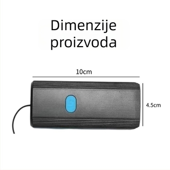 Prednje svjetlo za bicikl s visokim sjajem, ugrađeni snažni zvučni signal, USB-C punjenje, baterija 800 mAh, brzo izdvojivo postavljanje
