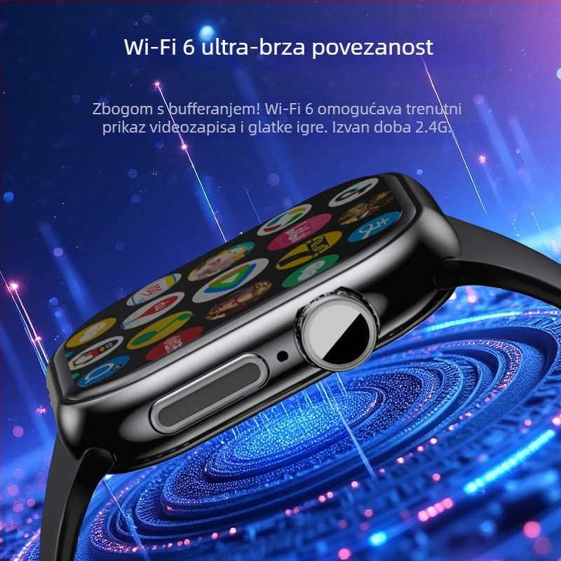 Pametni sat s utorom za SIM karticu, otključavanje otiskom prsta, DDR4 memorija, AMOLED zaslon, magnetsko punjenje