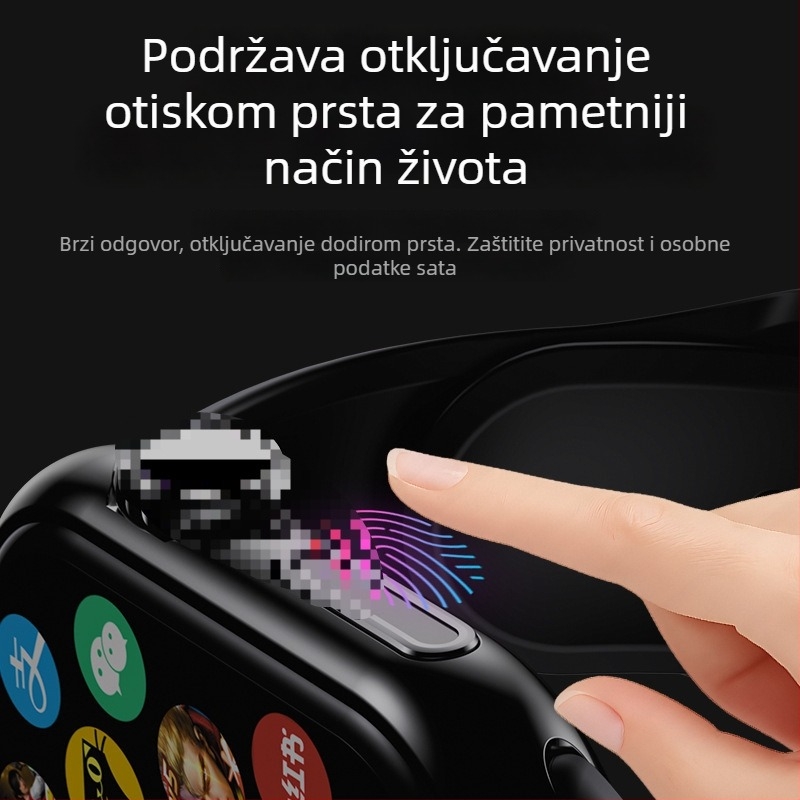 Pametni sat s utorom za SIM karticu, otključavanje otiskom prsta, DDR4 memorija, AMOLED zaslon, magnetsko punjenje
