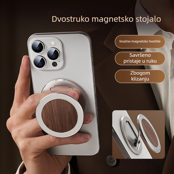 Paifan MagSafe magnetski prstenasti nosač – ultra-tanki stolni držač za telefon, legura M01, MagSafe kompatibilan, dvostrano magnetsko privlačenje