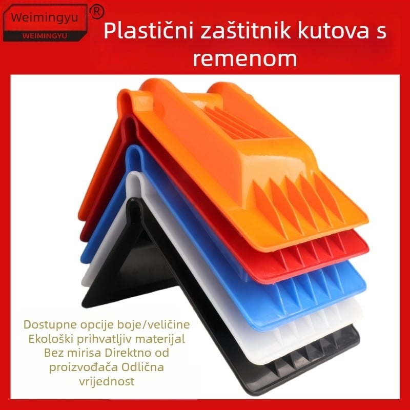 Vezivački pojasevi s plastičnim zaštitnim kutovima (otporni na habanje i tlak, protiv sudaranja i ogrebotina) za brtvljenje i zaštitu pri kamionskom prijevozu, PE materijal, privatna marka Wei Mingyu