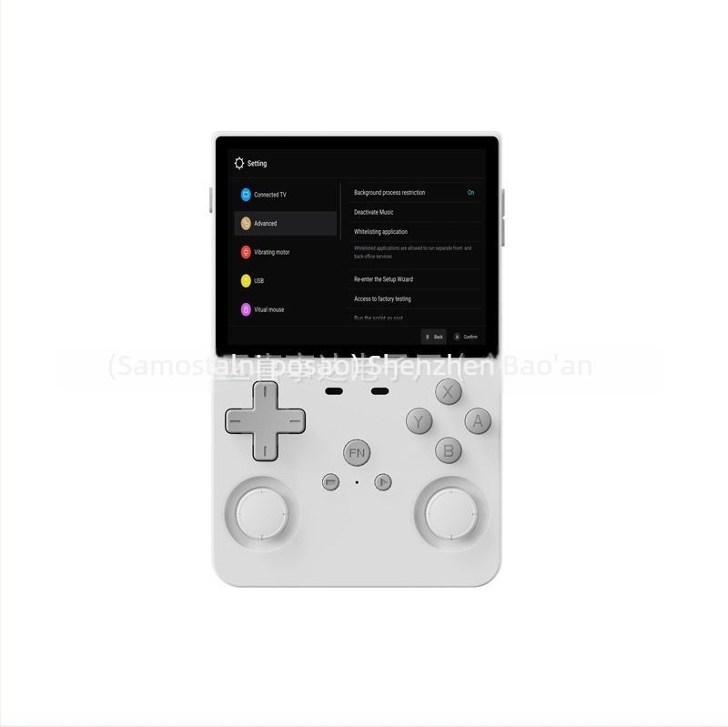 Prijenosna joystick igraća konzola s nostalgičnim retro stilom, RPG igre (128GB memorije, USB OTG, open-source OS, bežična veza, autentičan softver)