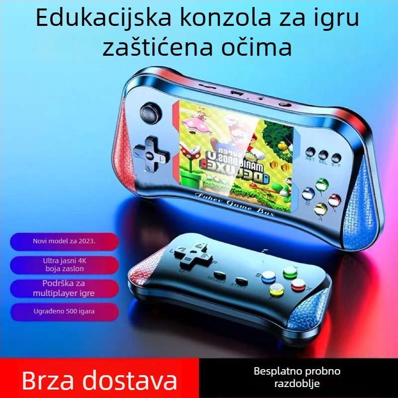 Ručna prijenosna retro konzola za igru RPG, 128 GB memorije, PS-2 sučelje, VGA izlaz, originalni softver igara