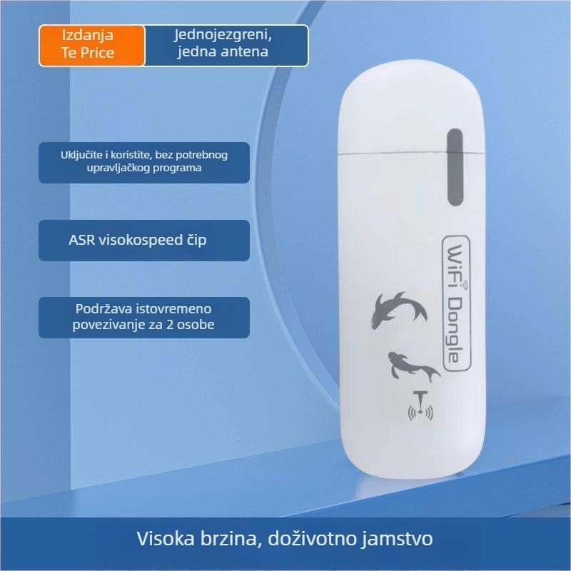 Prijenosni WiFi usmjerivač bez SIM kartice UFI-1 – USB, 150 Mbps, 802.11n, prilagođiva višepojasna podrška