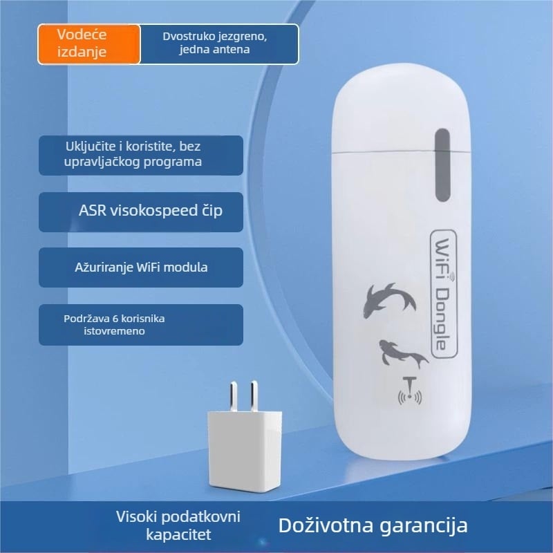 Prijenosni WiFi usmjerivač bez SIM kartice UFI-1 – USB, 150 Mbps, 802.11n, prilagođiva višepojasna podrška