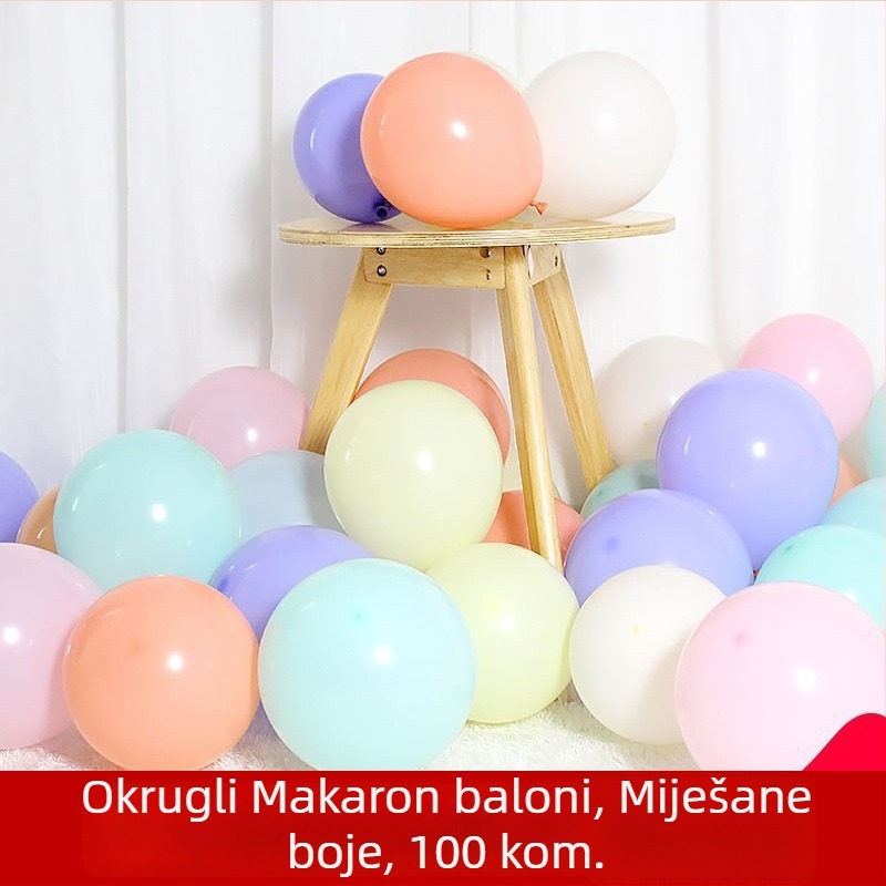 Set balona za djecu s crtanim motivima, netoksični debeli gumeni baloni, raznovrsni dugi baloni u obliku srca, baloni za igru
