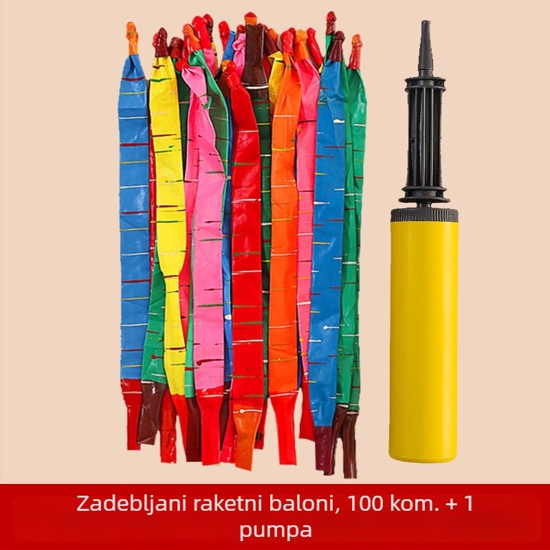 Set balona za djecu s crtanim motivima, netoksični debeli gumeni baloni, raznovrsni dugi baloni u obliku srca, baloni za igru