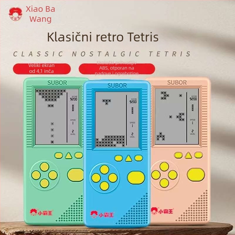 S35 ručna retro igraća konzola Tetris — jednoigrač, 1GB memorije, veliki zaslon