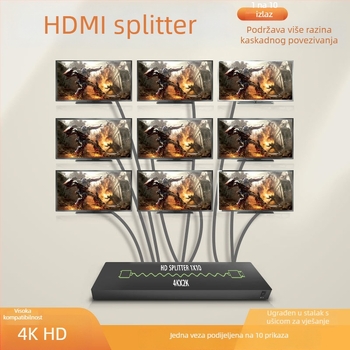 Xiao He XH0102-F HDMI splitter/prekidač, 1x16 izlaza, 4K UHD (3840x2160)
