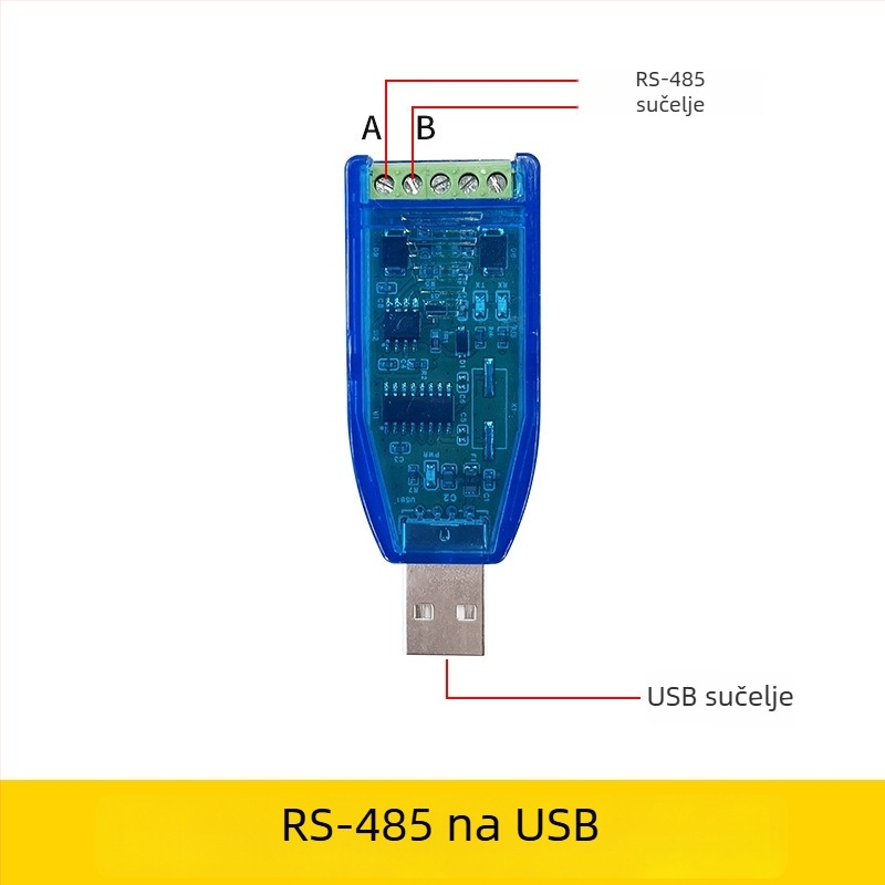 Industrijski RS-485 hub za 2/4/8 kanala s optičkom izolacijom i proširenjem sabirnice, RS-485 repetitor