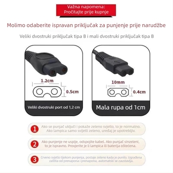 Čelna lampica s dvostrukim otvorima i oblikom B, ručno pokretana, punjiva, uključen punjač, pogodna za ronjenje, planinarenje i kampiranje, kapacitet baterije 4,2, domet 100–200 m