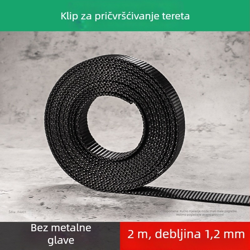 Svestrani pojas za pričvršćivanje tereta s dvostrukim kukama, zadebljan, otporan na habanje