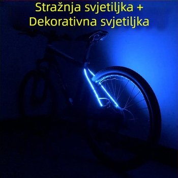 Zadnja svjetiljka za bicikl s dekorativnim osvjetljenjem — Brend: WIMBIKE; Prilagodba proizvodnje: Da; Licencirana privatna oznaka: Da; Uvoz: Ne