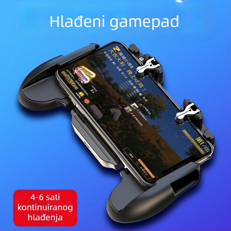 Kontroler za igru H5 – bežični gamepad od legura s dodirnim zaslonom, kompatibilan s iOS i Android uređajima