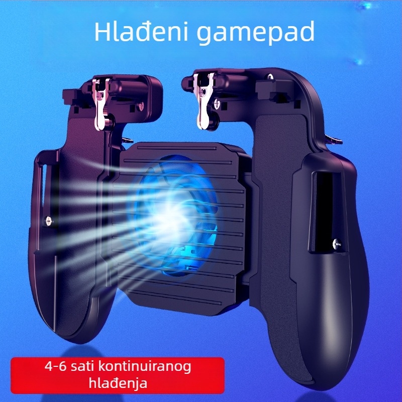 Kontroler za igru H5 – bežični gamepad od legura s dodirnim zaslonom, kompatibilan s iOS i Android uređajima