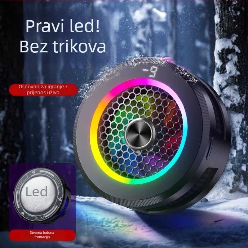 AL19 Magnetni hladnjak za mobitel, 3 razine podešavanja, 15W, Type-C priključak, digitalni zaslon, tih rad