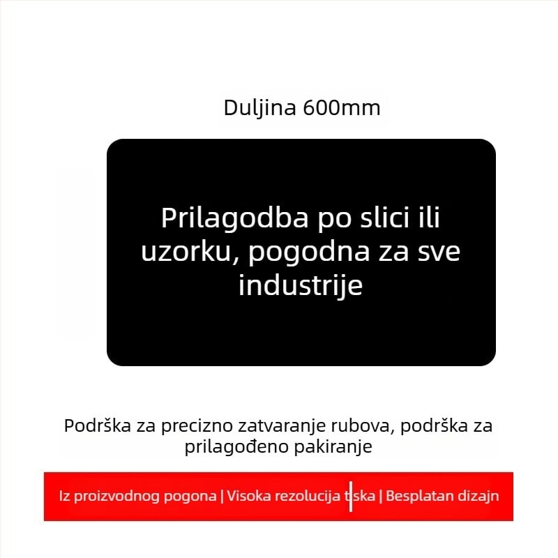 Prilagođena reklamna podloga za miš s logotipom, jednostrana, protuklizna, ispis toplinskim prijenosom, OEM-kompatibilno