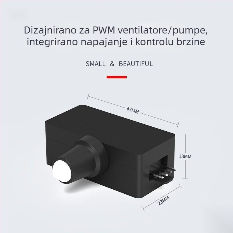 Chladič za prijenosno računalo s reguliranim ventilatorom