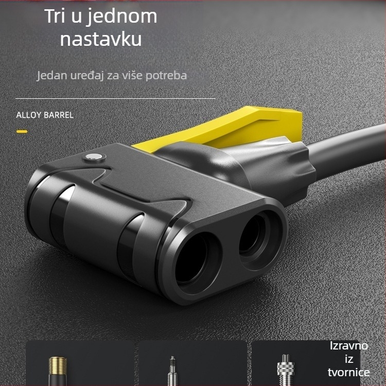 Pedalna ručna pumpa za zrak za bicikl, prijenosna, visokotlačna, za kućnu upotrebu