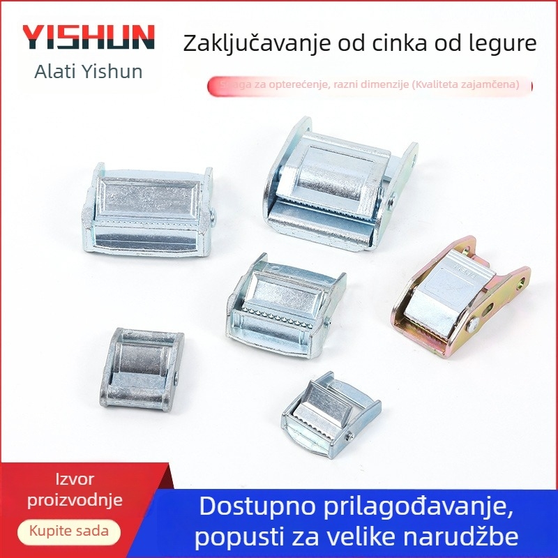Yi Shun Aksesorij za napinjanje od cinkovog legura s lisovanim zatvaračem – metalni napinjač, protuklizno