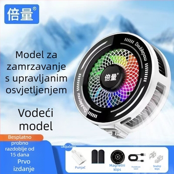 Tl03 Hladnjak za telefon s magnetskim zadnjim klipom, poluvodička tehnologija, digitalni zaslon, AI upravljanje temperaturom, 15W