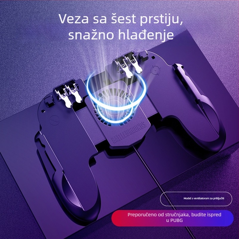 H9 bežični mobilni gamepad s dodirnim sučeljem za pametne telefone, težina 210 g