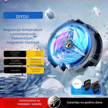 X18N hladnjak za mobitel s poluvodičkim hlađenjem i magnetskim stražnjim klipom – težina 50 g, snaga 20 W, materijal PC