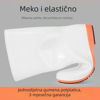 Visoke PVC čizme za kuhinju – protuklizne, vodootporne i otporne na ulje, profesionalne kuharske cipele s gumenom potplatom