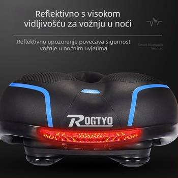 ROGTYO CZ-002 – sjedalo za bicikl, debeli spužvasti sloj + PU koža, kompatibilno s planinskim biciklom