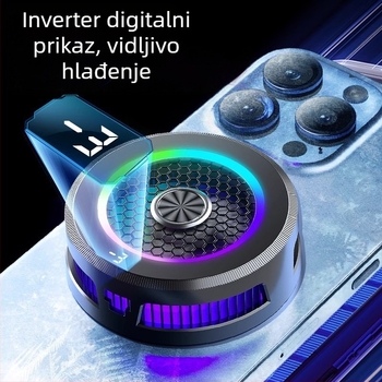 AL19 poluvodički hladnjak za mobilni telefon, 15W, USB-C, ABS+aluminijska legura, 69.2 g