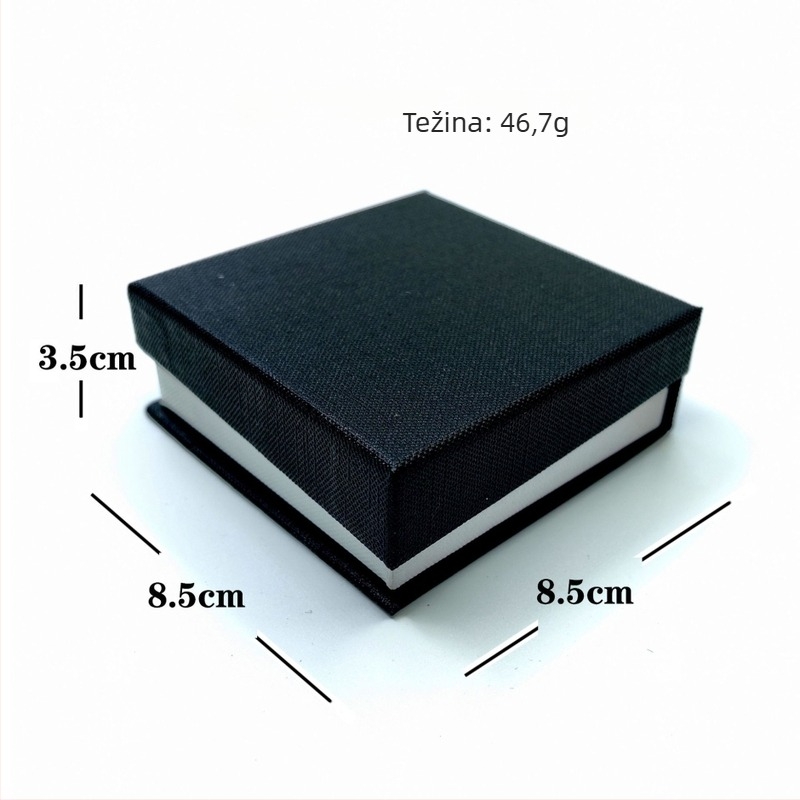 Drvena kutija za pohranu nakita, luksuzan dizajn, dimenzije 12×12×5 cm, kod Td088, podrijetlo Shanwei, Kina