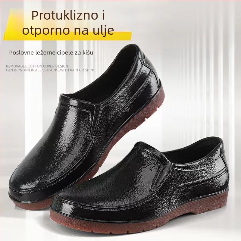 Muške kišne čizme, vodootporne, PVC gornji dio, PVC potplat, protuklizne