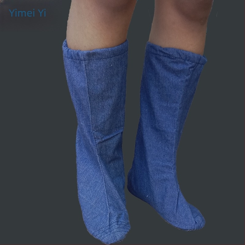  Rudarske pamučne čarape s fleecem za kišne čizme, visok vrh, odvlaživanje vlage, industrijska i rudarska primjena u hladnjačama