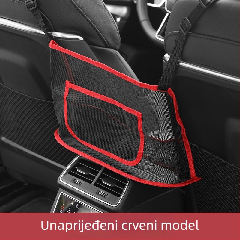 Torba za pohranu stražnjeg dijela sjedala – viseći tip, mrežasti materijal visoke kvalitete, univerzalna kompatibilnost, prilagodljiva