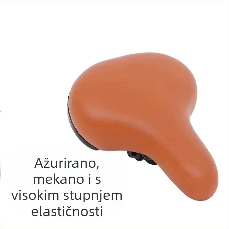 Sjedalo za bicikl - debelo mekano jastučić, prozračan i dišući, amortizirajuće silikonsko sjedalo, kompatibilno sa standardnim biciklima, prilagodljiva obrada