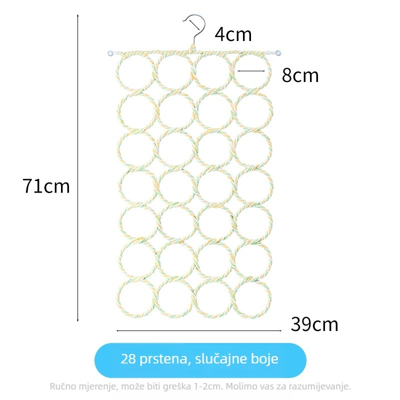 Igračka za ptice: penjačka ljestvica za papige s visećim prstenima i stalkom
