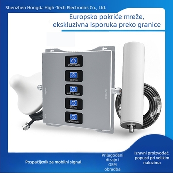 Grand unutarnji pojačivač signala za GSM/WCDMA/LTE, modeli S5B20GDWI-Y / S5B20GDWI-LAYS, raspon frekvencija 800–2600 MHz, pokrivenost do 200 Ping, ugrađeni firewall