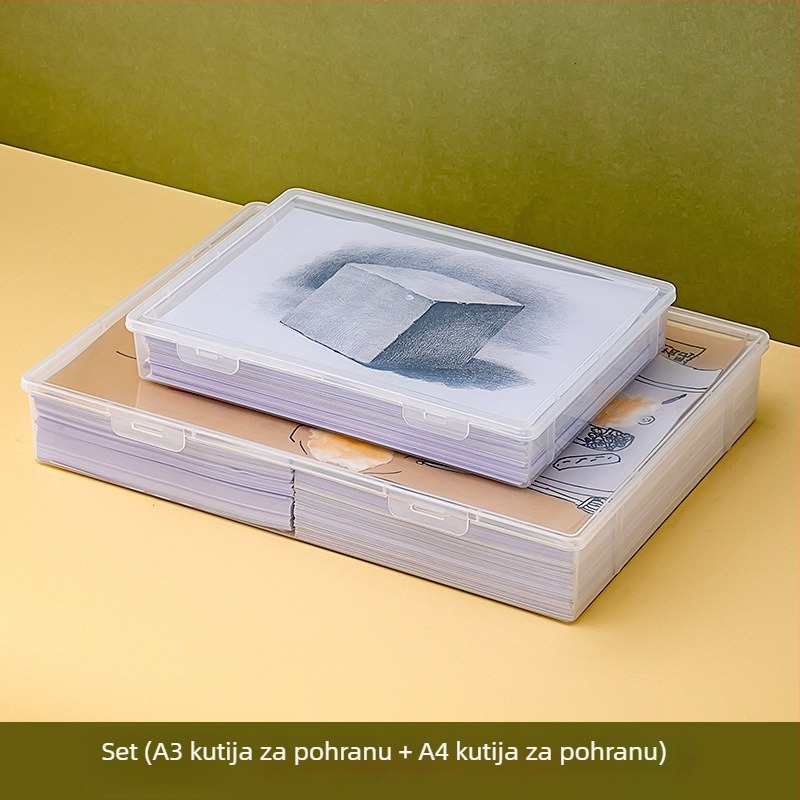 Stolna kutija za dokumente s poklopcem, PP plast, prozirni preklopni poklopac, kapacitet 2200 ml, model 3629/3680