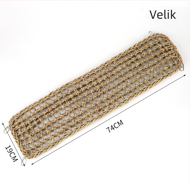 Igračka za papige s mrežom od trave, ljestve oblaka, penjačka ljestvica, igračka za žvakanje i viseći prsten