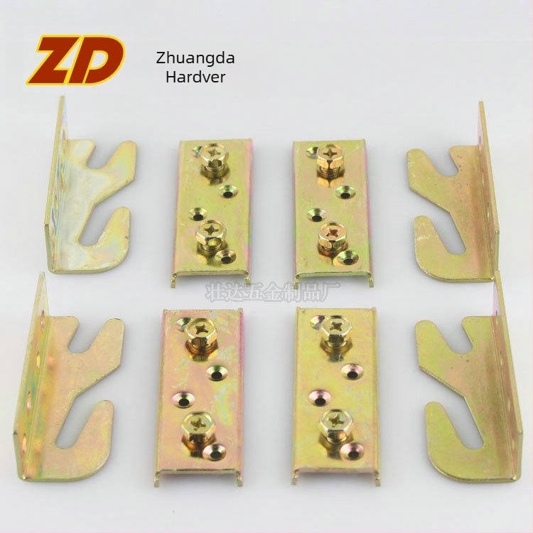 Šarka za krevеt, željezni, skriveni spojni dio namještaja