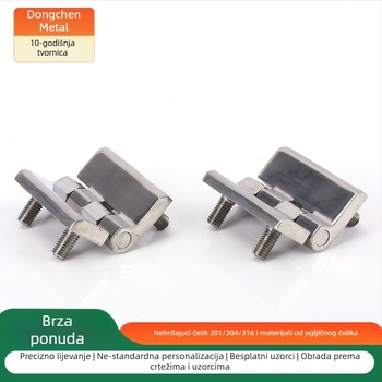 Kolonski šarnir od nehrđajućeg čelika 304, 1 mm debljina, polirana površina