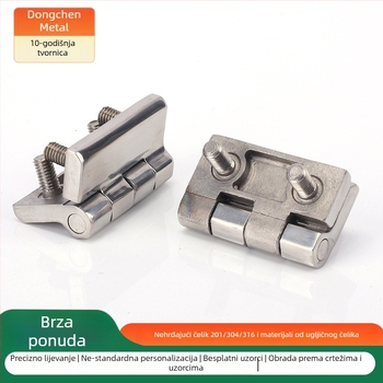 Kolonski šarnir od nehrđajućeg čelika 304, 1 mm debljina, polirana površina