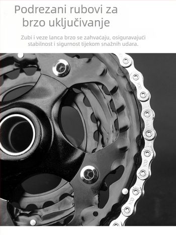 Lebycle CN-K lanac za bicikle, za planinske i cestovne bicikle, 7/8/9/10/11 brzina, čelik