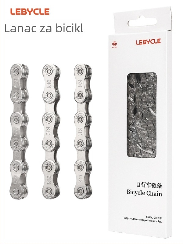 Lebycle CN-K lanac za bicikle, za planinske i cestovne bicikle, 7/8/9/10/11 brzina, čelik