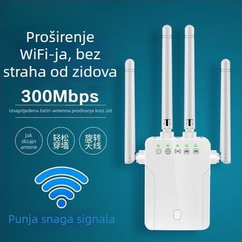 Wi‑Fi pojačalo s USB napajanjem za kućni usmjerivač – ponavljač i bežični extender kroz zid