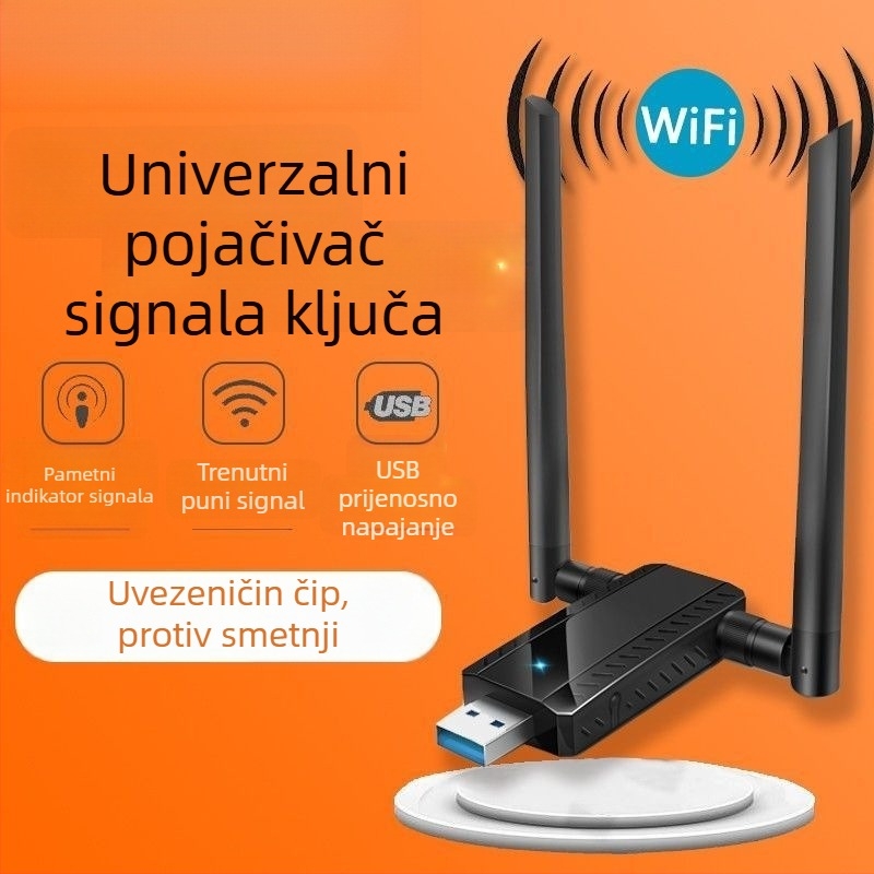 Wi‑Fi pojačalo s USB napajanjem za kućni usmjerivač – ponavljač i bežični extender kroz zid