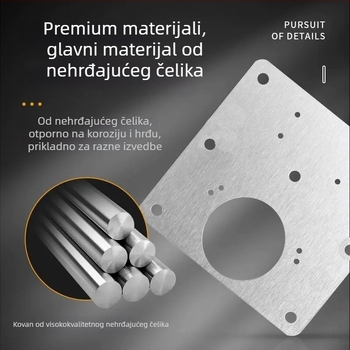 Popravna pločica za šarke vrata ormarića, nehrđajući čelik, Beautiful horse, za vrata ormarića, novi kineski stil