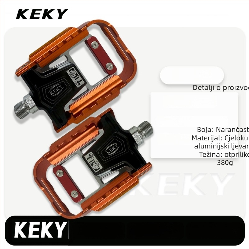 KEKY sklopiva pedala od aluminijske legure sa protukliznom površinom za univerzalne modele automobila