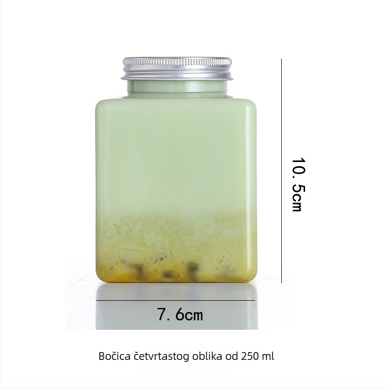 Jednokratna zatvorena plastična kvadratna čaša za napitke, 401–500 ml, PET