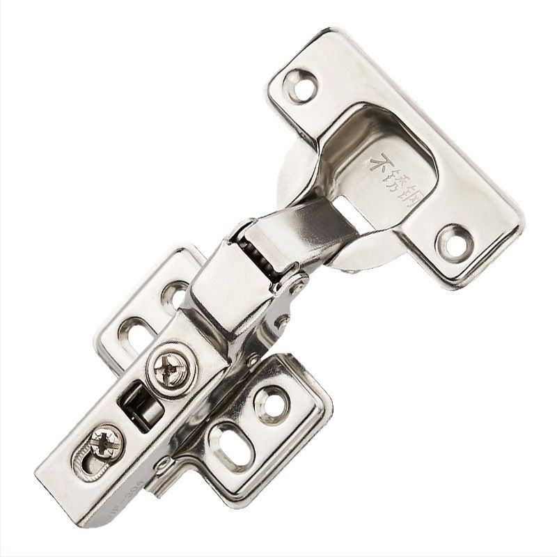 Yuma šarka od nehrđajućeg čelika sa hidrauličkim amortizerom za vrata ormarića, model 261, 1.0 mm, nehrđajući čelik 201, elektrolytičko završavanje